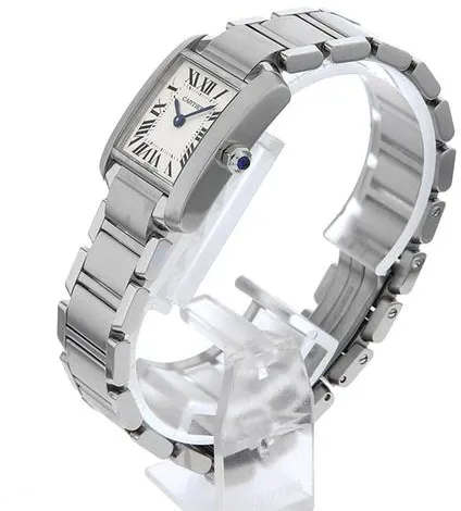 Cartier Tank Française W51008Q3 25mm Stainless steel Ivory 1