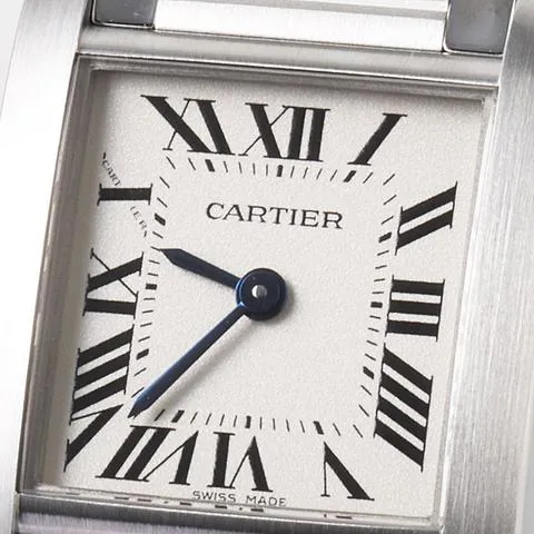 Cartier Tank Française W51008Q3 25mm Stainless steel Ivory 5