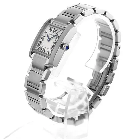 Cartier Tank Française W51008Q3 25mm Stainless steel Ivory 1