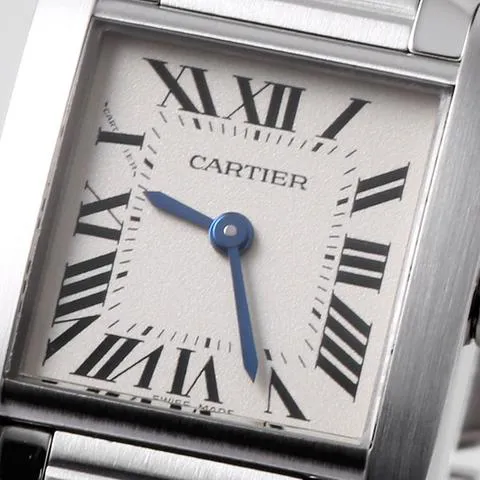 Cartier Tank Française W51008Q3 25mm Stainless steel Ivory 5