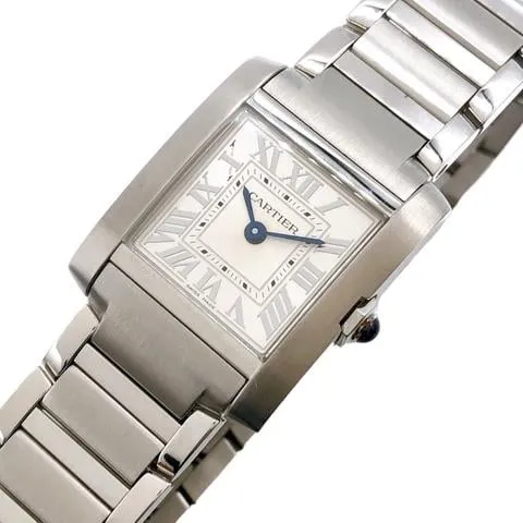 Cartier Tank Française WSTA0065 22mm Stainless steel Silver