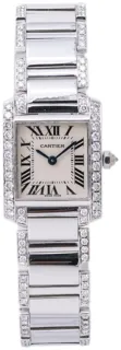 Cartier Tank Française WE10025F White gold White