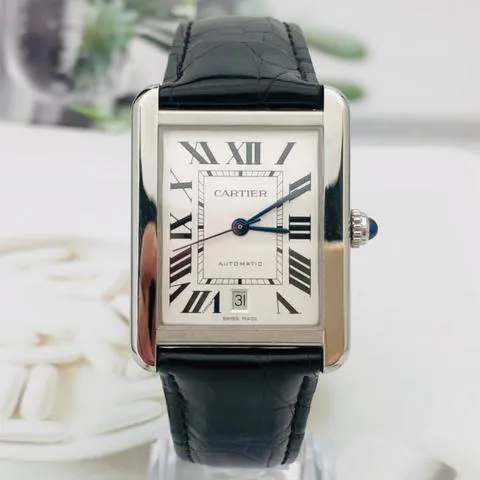 Cartier Tank W5200027 31mm Stainless steel Silver