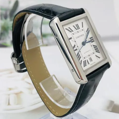 Cartier Tank W5200027 31mm Stainless steel Silver 2