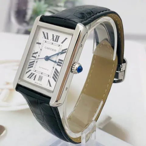 Cartier Tank W5200027 31mm Stainless steel Silver 3