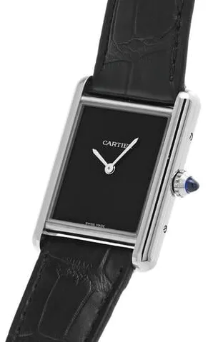 Cartier Tank WSTA0072 25.5mm Stainless steel Black 1