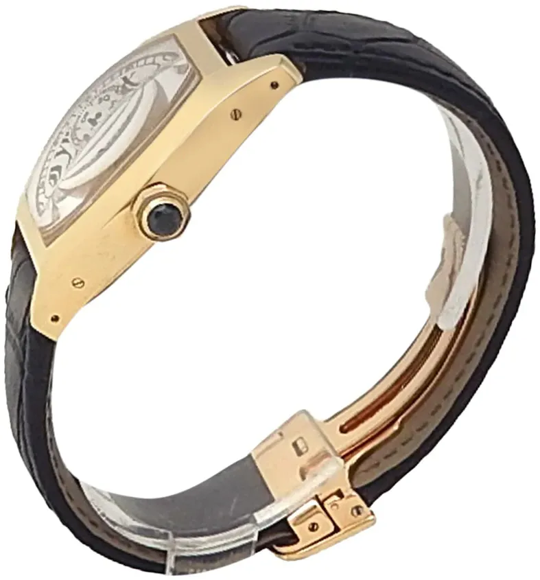 Cartier Tortue 2356 35mm Yellow gold Silver 1