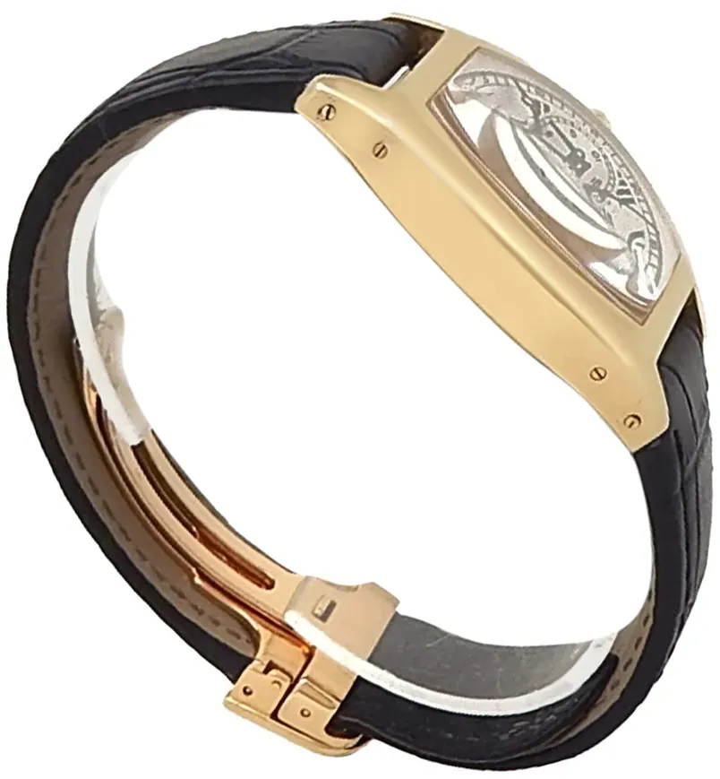 Cartier Tortue 2356 35mm Yellow gold Silver 2