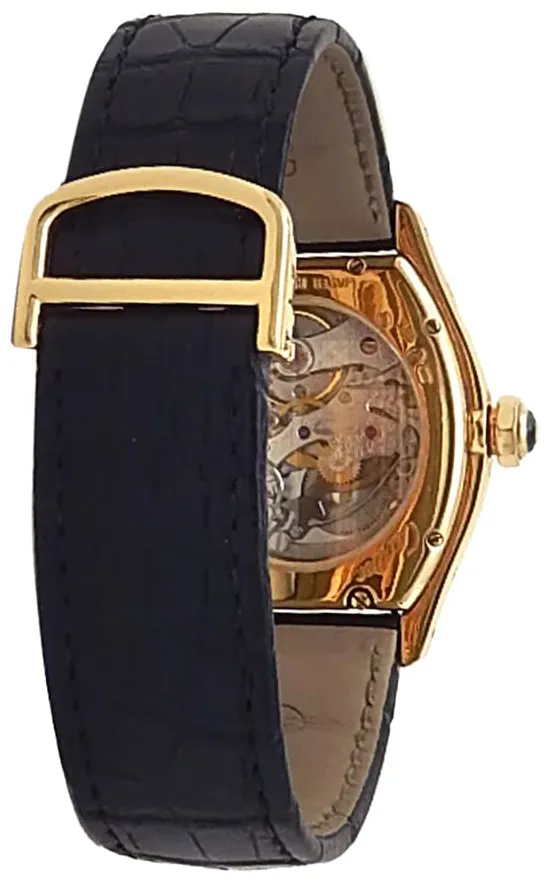 Cartier Tortue 2356 35mm Yellow gold Silver 4