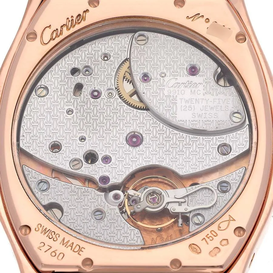 Cartier Tortue W1545851 38mm Rose gold Silver 3