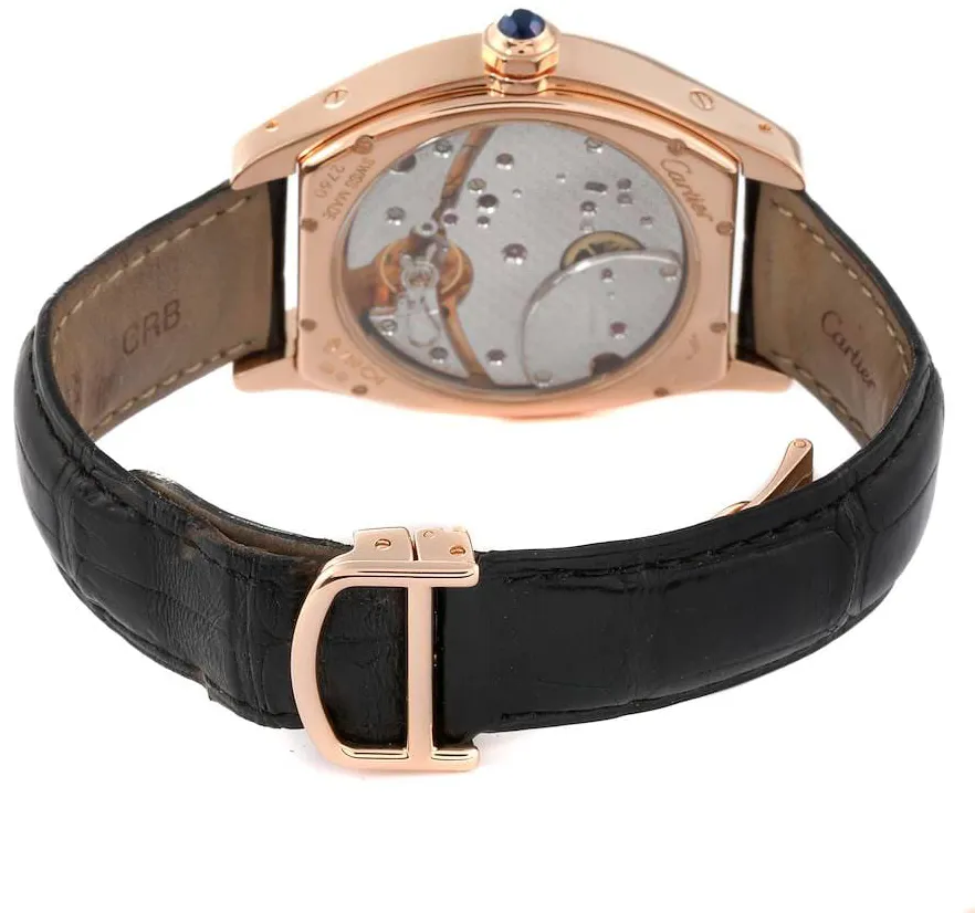 Cartier Tortue W1545851 38mm Rose gold Silver 4