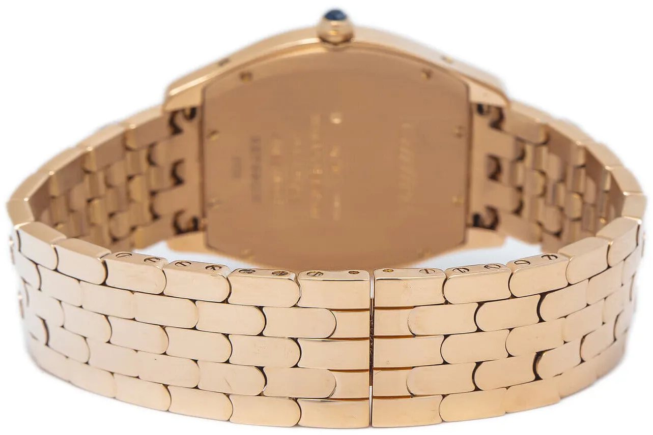 Cartier Tortue W1556366 39mm Rose gold Silver 4