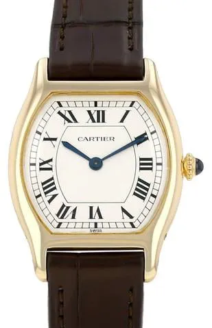 Cartier Tortue 27mm Yellow gold White