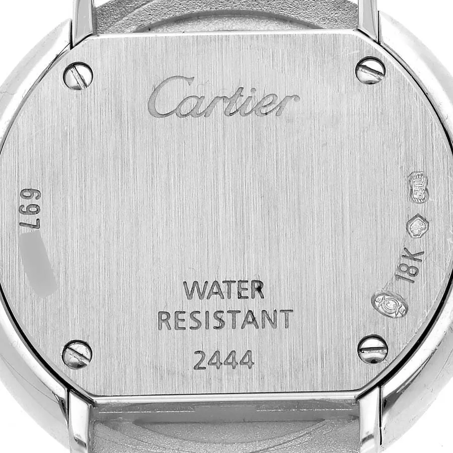 Cartier Trinity WG201041 27.5mm White gold Silver 3