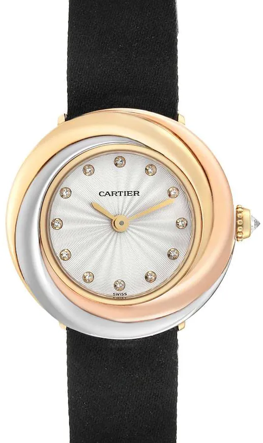 Cartier Trinity W200246 26.9mm Yellow gold Silver