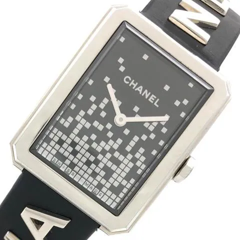 Chanel Boy-Friend H7470 26.5mm Stainless steel Black