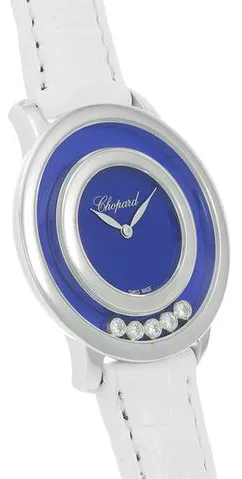 Chopard Happy Diamonds 209429-1105 32mm White gold Blue 2