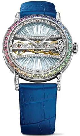 Corum Golden Bridge B113/03404 39mm White gold Skeletonized