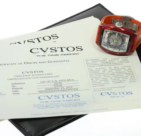 Cvstos CVT-JET2-SL-10TH RALU 41mm Stainless steel Skeletonized 1