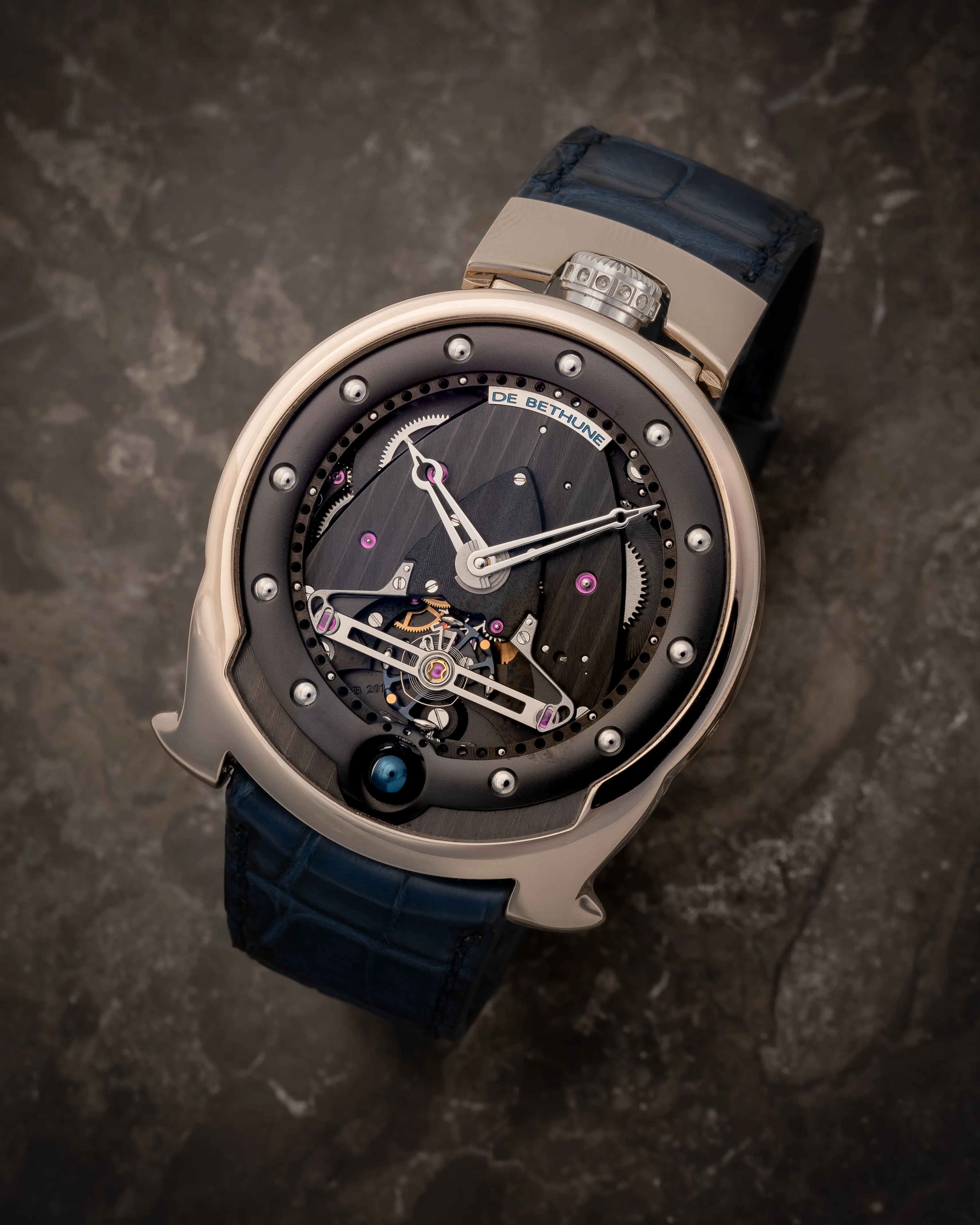 De Bethune DBS DBSWS8 42.5mm Platinum Black