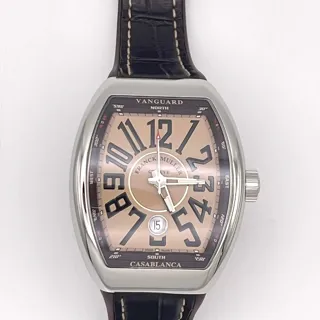 Franck Muller Casablanca V43SCDT Stainless steel Salmon