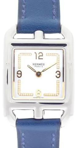 Hermès Cape Cod 055694WW 23mm Stainless steel White