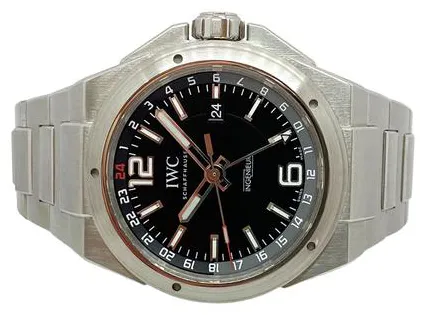 IWC Ingenieur Dual Time IW324402 43mm Stainless steel Black 1