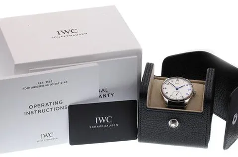 IWC Portugieser IW358304 40mm Stainless steel Silver 1