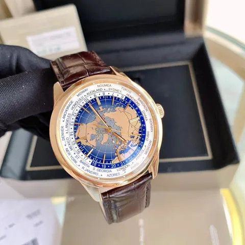 Jaeger-LeCoultre Geophysic 8102520 41.5mm Rose gold Blue