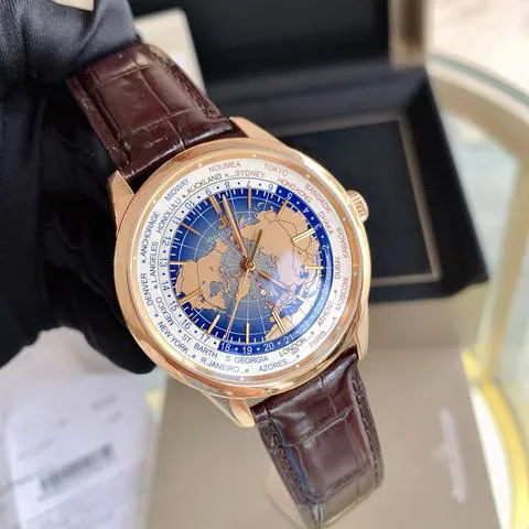 Jaeger-LeCoultre Geophysic 8102520 41.5mm Rose gold Blue 1