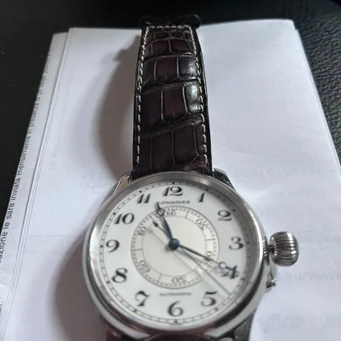 Longines Heritage L2.713.4.13.0 46mm Stainless steel White 3