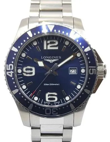 Longines HydroConquest L3.730.4.96.6 39mm Stainless steel Blue