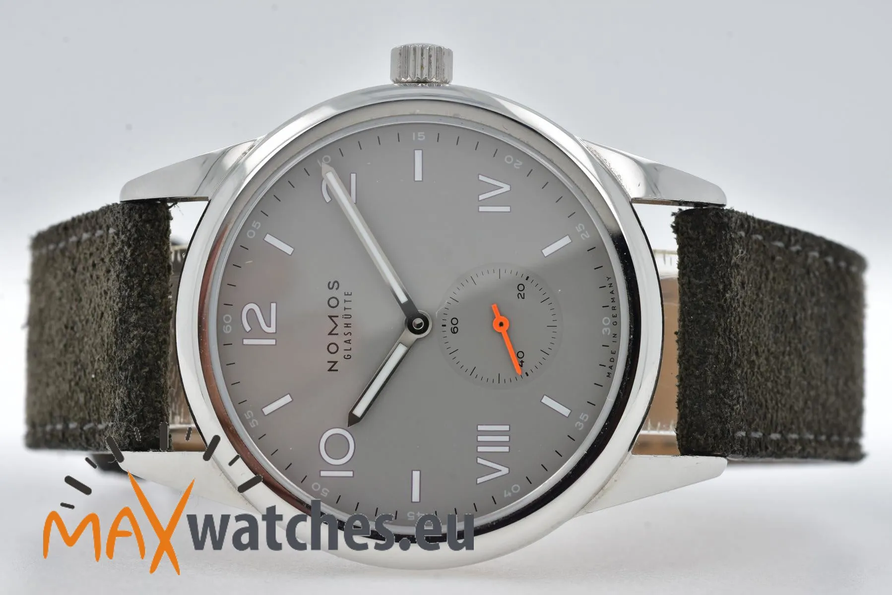 NOMOS Club Campus 727 38.5mm Stainless steel Gray