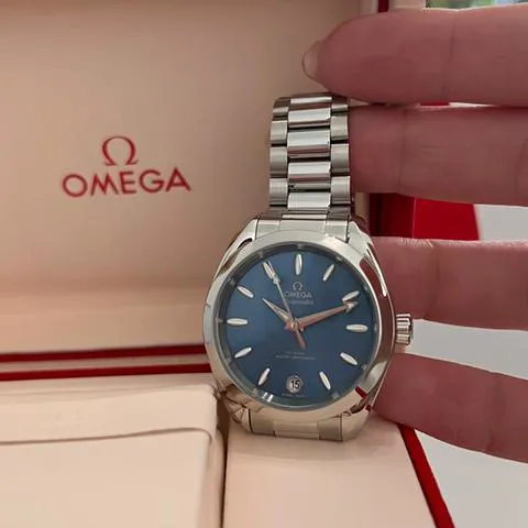 Omega Aqua Terra 220.10.34.20.03.002 34mm Stainless steel Blue