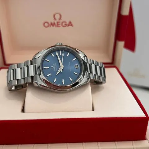 Omega Aqua Terra 220.10.34.20.03.002 34mm Stainless steel Blue 3