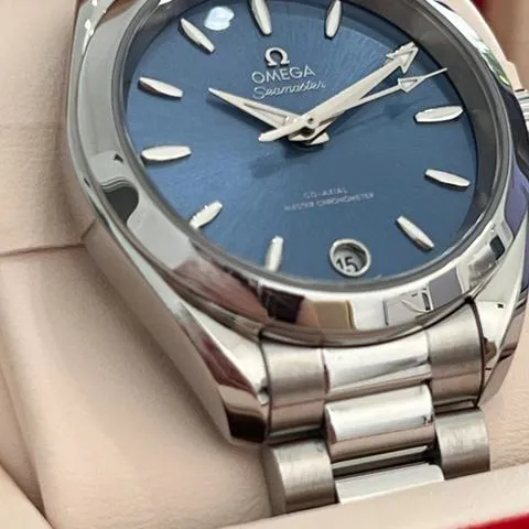 Omega Aqua Terra 220.10.34.20.03.002 34mm Stainless steel Blue 7