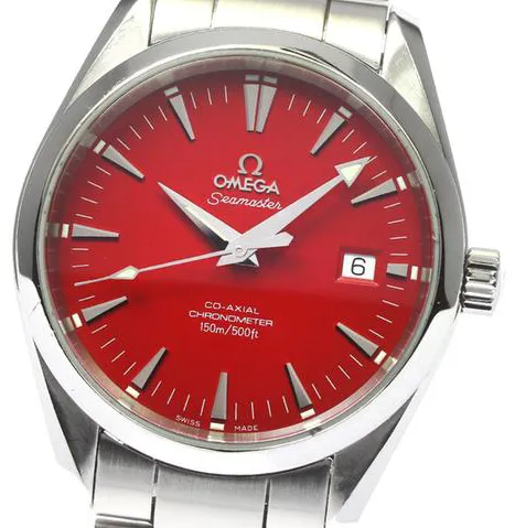 Omega Aqua Terra 2503.60 39mm Stainless steel Red