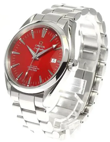 Omega Aqua Terra 2503.60 39mm Stainless steel Red 1