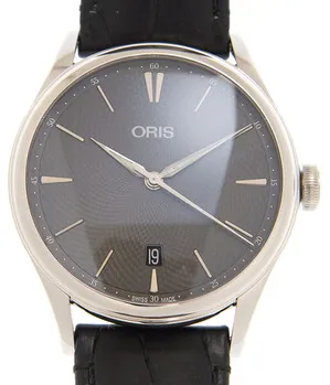 Oris Artelier Date 733 7721 4053 5 21 64FC 40mm Stainless steel Grey