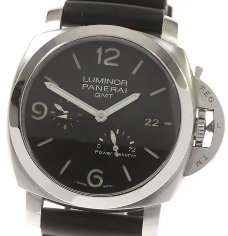 Panerai Luminor 1950 3 Days GMT Power  PAM 00347 45mm Stainless steel Black