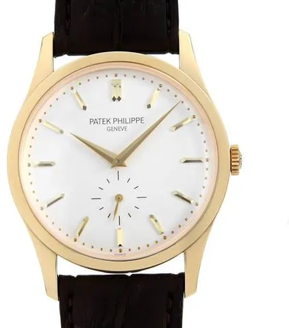 Patek Philippe Calatrava 5196J-001 37mm Yellow gold Silver