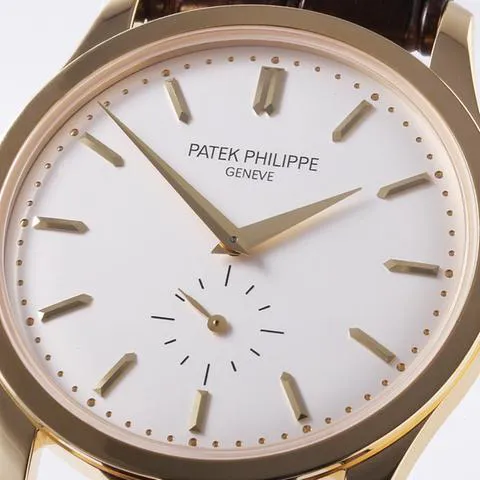 Patek Philippe Calatrava 5196J-001 37mm Yellow gold Silver 5