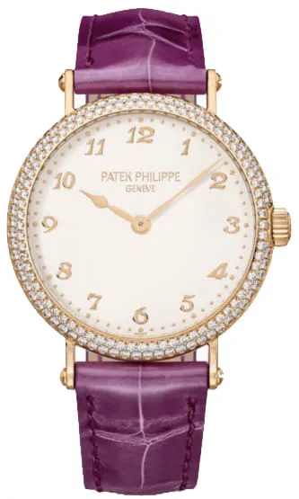 Patek Philippe Calatrava 7200/200R-001 34.5mm Rose gold Silver