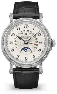 Patek Philippe Perpetual Calendar 5160 500G 001 White gold Silver United States Dealer EveryWatch