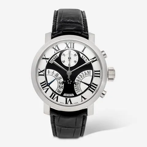 Pierre Kunz PKA 402 SDRL 44mm White gold Black