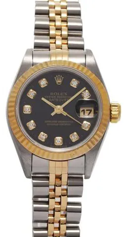 Rolex Datejust 69173G 26mm Yellow gold and Stainless steel Black