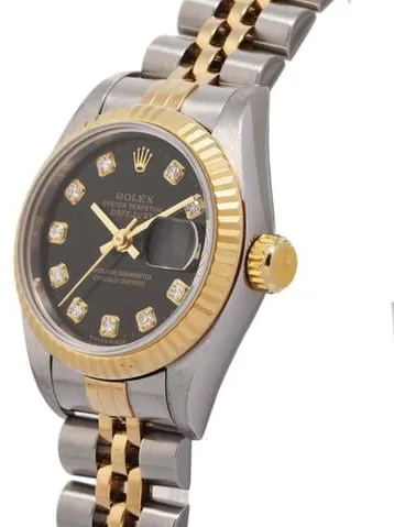 Rolex Datejust 69173G 26mm Yellow gold and Stainless steel Black 1