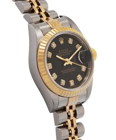 Rolex Datejust 69173G 26mm Yellow gold and Stainless steel Black 2