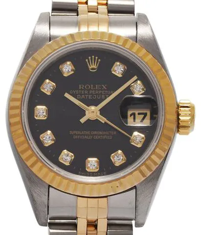 Rolex Datejust 69173G 26mm Yellow gold and Stainless steel Black 5