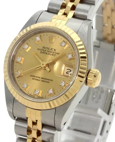 Rolex Datejust 69173G 26mm Stainless steel Champagne 1